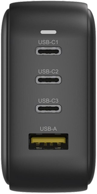 Ładowarka sieciowa Unitek GaN 4 porty, PD 100W QC3.0 czarna UNITEK