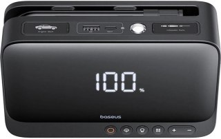 POWERBANK BOOSTER Baseus Super Energy Jump Starter BS-CH013 6000mAh 600A Z LATARKĄ I KOMPRESOREM BASEUS