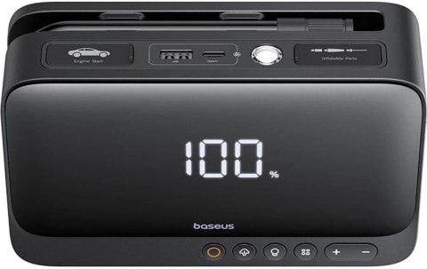 POWERBANK BOOSTER Baseus Super Energy Jump Starter BS-CH013 6000mAh 600A Z LATARKĄ I KOMPRESOREM BASEUS