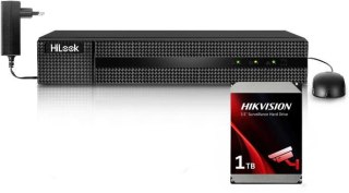 Rejestrator 5w1 Hilook 4 kanałowy 5MP DVR-4CH-5MP z dyskiem 1TB HILOOK