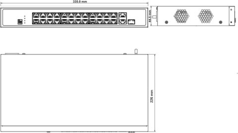 SWITCH HIKVISION DS-3E0326P-E/M HIKVISION