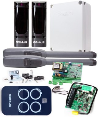 Zestaw Genius Sirocco 250 do 5m bram dwuskrzydłowych GENIUS