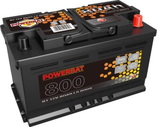 Akumulator AGM samochodowy START-STOP POWERBAT L4 12 V 80 Ah POWERBAT
