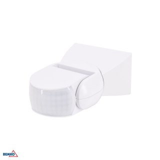 Czujnik ruchu PIR 1200W 180* IP65 biały BEMKO