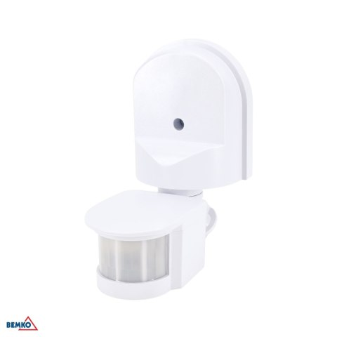 Czujnik ruchu PIR 1200W 180* biały BEMKO