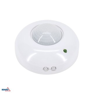 Czujnik ruchu PIR 1200W 360* biały BEMKO
