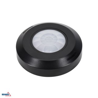 Czujnik ruchu PIR 200W/400W 360* czarny BEMKO