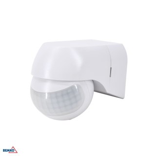 Czujnik ruchu PIR 800W 180* biały BEMKO