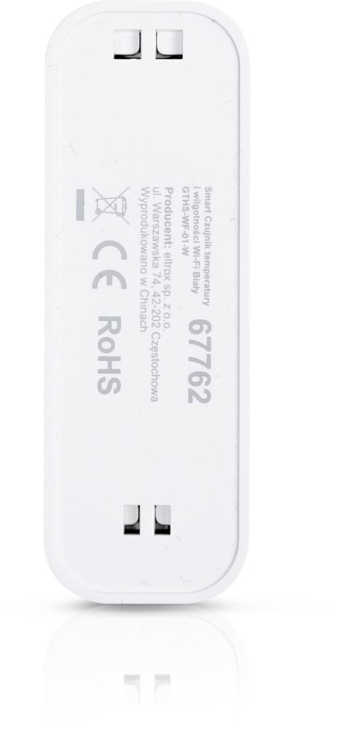 GISE Smart Czujnik temperatury i wilgotności Wi-Fi Biały | Tuya | GTHS-WF-01-W GISE