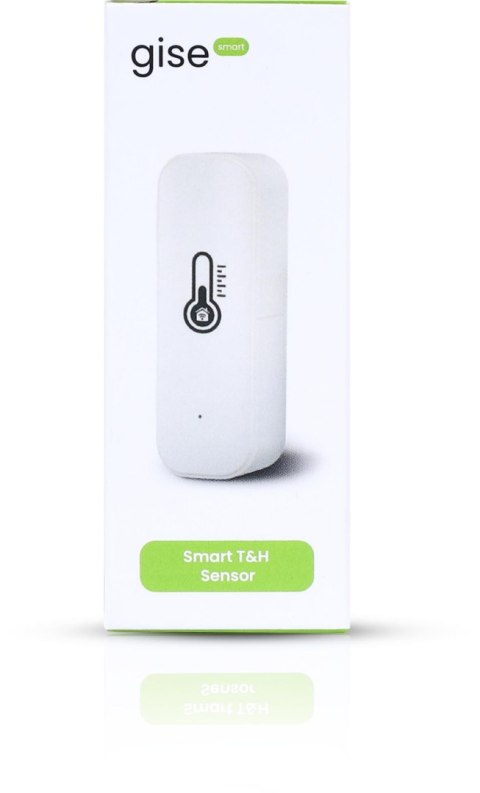 GISE Smart Czujnik temperatury i wilgotności Wi-Fi Biały | Tuya | GTHS-WF-01-W GISE