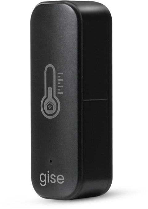 GISE Smart Czujnik temperatury i wilgotności Wi-Fi Czarny | Tuya | GTHS-WF-01-B GISE