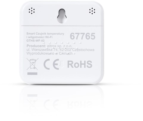 GISE Smart Czujnik temperatury i wilgotności Wi-Fi | Tuya | GTHS-WF-02 GISE