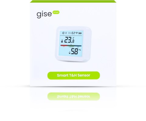 GISE Smart Czujnik temperatury i wilgotności Wi-Fi | Tuya | GTHS-WF-02 GISE