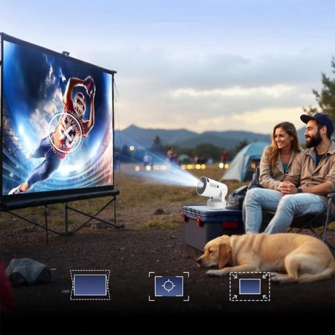 Mini Projektor Android Wifi Rzutnik Full HD Bluetooth z Baterią Zenwire K400 ZENWIRE