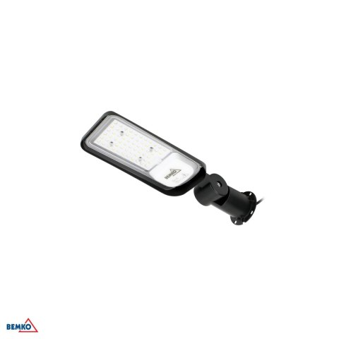 Oprawa uliczna LED JAZMIN 50W 4000K 6750LM IP65 czarna BEMKO