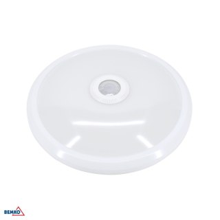 Plafoniera LED DORIA 12W 4000K 1000LM IP20 cz. pir BEMKO