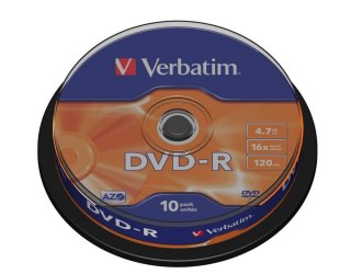 Płyty DVD-R Verbatim AZO (10szt) VERBATIM