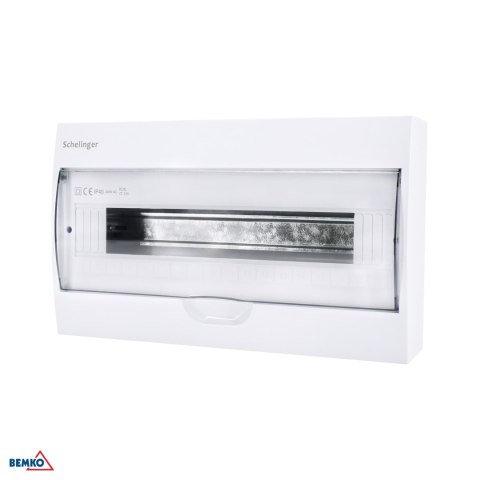 Rozdzielnica natynkowa IP40 ZACISKI 18N+18PE 1x18P SCHELINGER