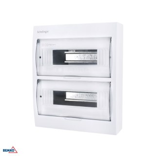 Rozdzielnica natynkowa IP40 ZACISKI 24N+24PE 2x12P SCHELINGER