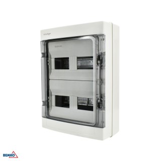 Rozdzielnica natynkowa hermetyczna IP65 ZACISKI 24N+24PE 2x12P SCHELINGER