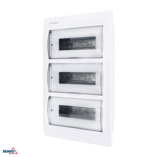 Rozdzielnica podtynkowa IP40 ZACISKI 36N+36PE 3x12P SCHELINGER