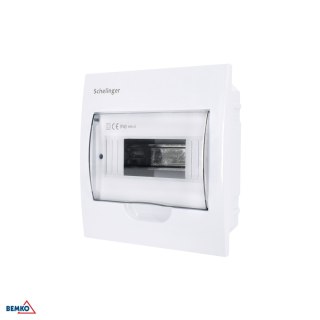Rozdzielnica podtynkowa IP40 ZACISKI 8N+8PE 1x8P SCHELINGER