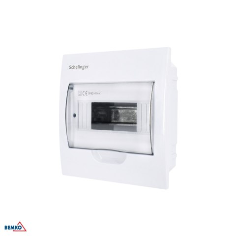 Rozdzielnica podtynkowa IP40 ZACISKI 8N+8PE 1x8P SCHELINGER
