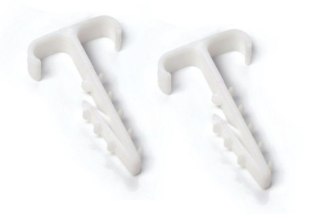 UCHWYT DO PRZEWODÓW PŁASKICH, PODWÓJNY UWT-1 (100szt.) TRYTYT