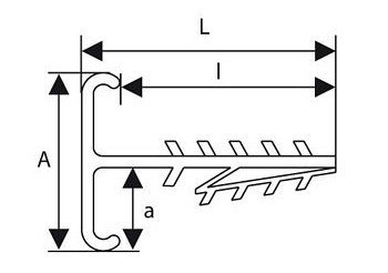 UCHWYT DO PRZEWODÓW PŁASKICH, PODWÓJNY UWT-1 (100szt.) TRYTYT