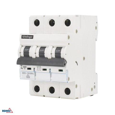 Wyłącznik nadprądowy 6KA 3P B 06A VDE SCHELINGER SCHELINGER