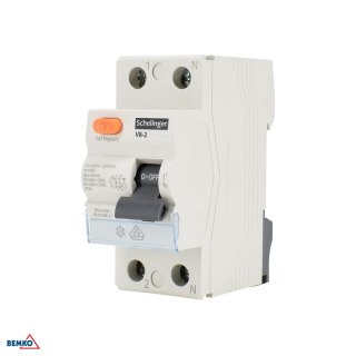Wyłącznik różnicowoprądowy A 2P 25A 30mA 10kA VDE SCHELINGER SCHELINGER