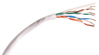 KABEL SKRĘTKA GETFORT CAT.5E U/UTP PVC 1m