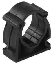 Uchwyt do rur elektroinstalacyjnych zamykany CZARNY CUZE-25 (PACZKA 100szt.) STASIŃSKI SP. Z O.O.