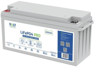 Akumulator Volt Polska LiFePO4 12,8V 200 Ah (200A) + BMS + BLUETOOTH + MATA VOLT POLSKA