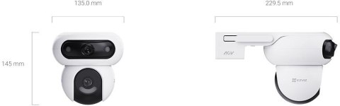 Kamera IP Ezviz HB90X Dual 4G Wi-Fi Kit 4MP+4MP z panelem solarnym 8W EZVIZ