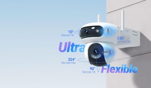 Kamera IP Ezviz HB90X Dual 4G Wi-Fi Kit 4MP+4MP z panelem solarnym 8W EZVIZ