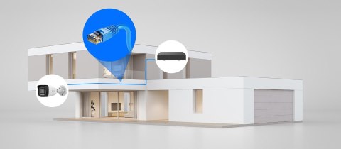 Kamera IP Hilook IPC-B140HA-LUC tuba 4MP Smart-hybrid Light HILOOK