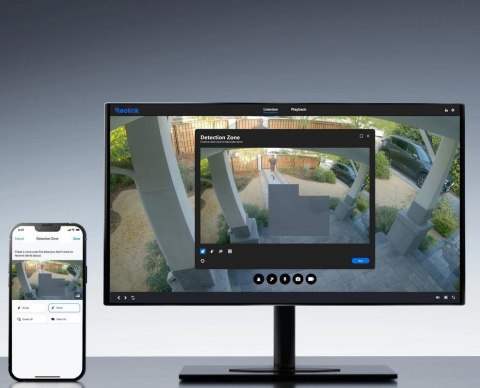 Kamera IP Reolink P330 8Mpix POE P2P IR 30m biała REOLINK