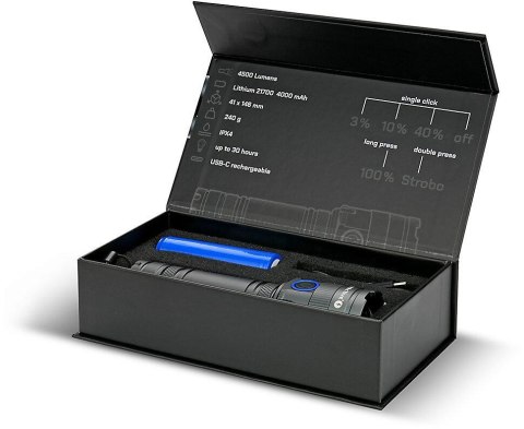 Latarka ręczna LED XFL5K everActive FL-4500R Cannon 4500 lumenów IPX4 EVERACTIVE