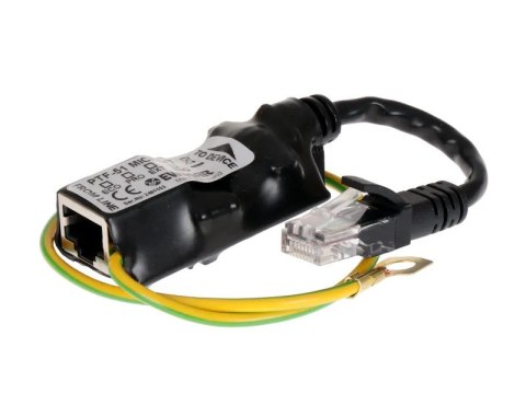 Miniaturowy ogranicznik przepięć do ochrony sieci LAN, PTF-51-PRO/PoE/Micro/T w osłonie termokurczli EWIMAR