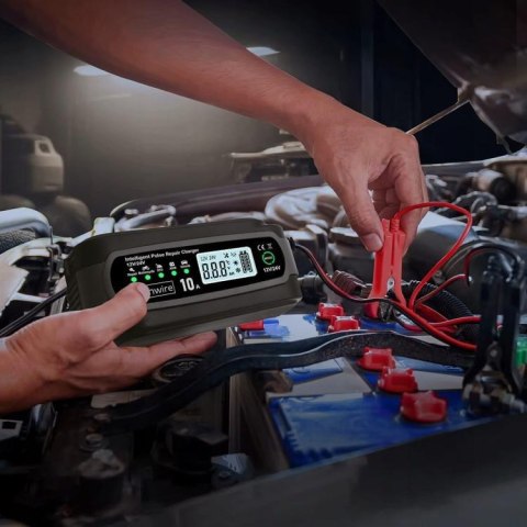 Prostownik Ładowarka Akumulatorów Samochodowy z Funkcją Naprawy 12V 24V 10A Zenwire JMD-10 ZENWIRE