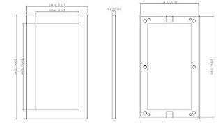 RAMKA DO MODUŁÓW WIDEODOMOFONOWYCH DAHUA VTM125 DAHUA