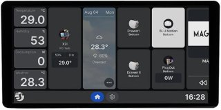 Shelly Wall Display X2i Srebrny SHELLY