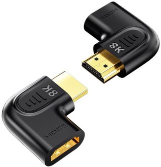 Unitek Adapter kątowy płaski 8K HDMI 90 i 270 stopni UNITEK