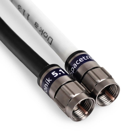 Wtyk F samokompresyjny Spacetronik Self Instal 6TD 5.1 - 50szt SPACETRONIK