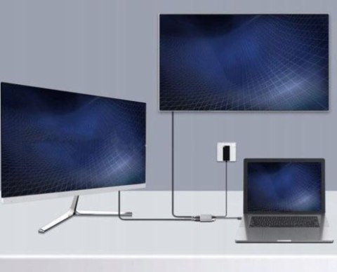 ADAPTER HUB Przejściówka USB- C 4W1 2x HDMI 4K USB 3.0 Zenwire BYL-2309 ZENWIRE