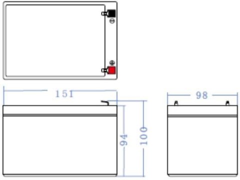 AKUMULATOR AGM Green Cell VRLA 12V 12Ah GREEN CELL