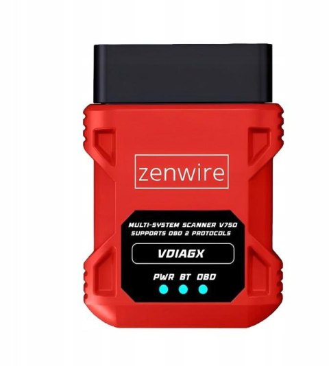 Interfejs Tester Skaner Diagnostyczny OBD2 ELM327 VDiagX V016 Zenwire ZENWIRE