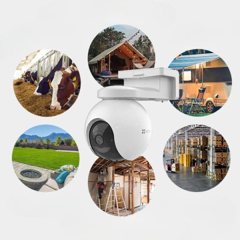 Kamera IP Ezviz EB8 4G 4K Kit 8MP z panelem słonecznym 8W 4G Wi-Fi EZVIZ