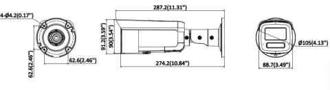 Kamera IP Hikvision 16MP DS-2CD2T166G3-IS2UY/SL(2.8)eFO-STDBLACK HIKVISION